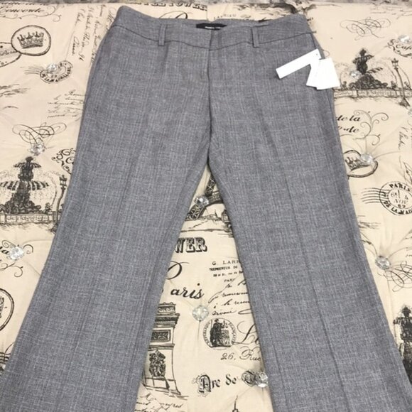 Amanda & Chelsea Straight Leg Grid Print Pants - Picture 2 of 6